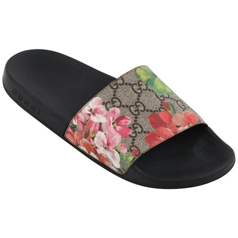 gucci mens slides blooms|gucci slides women floral.